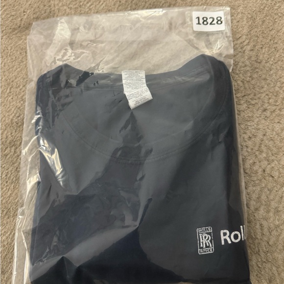 Vintage Rolls Royce Employee Short Sleeve T Shirt Men’s Size XL Navy Blue - Picture 7 of 7